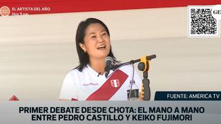 Keiko Fujimori: “Nosotros sí tenemos un equipo técnico que mostrar, no como otros que esconden a las personas de su partido”
