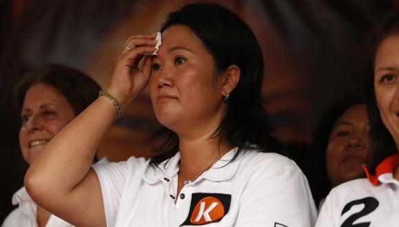 Keiko Fujimori recibió el rechazo de un sector de la población en Cusco. (USI)