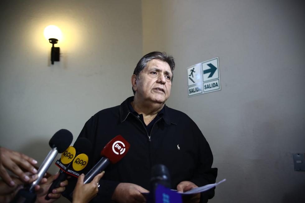 El ex presidente Alan García dijo que retomará su labor dentro del partido aprista. (Foto: Mario Zapata / GEC)