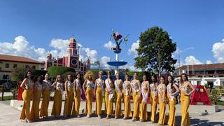 Candidatas del Miss Teen Model Internacional 2022 visitan Moyobamba por primera vez