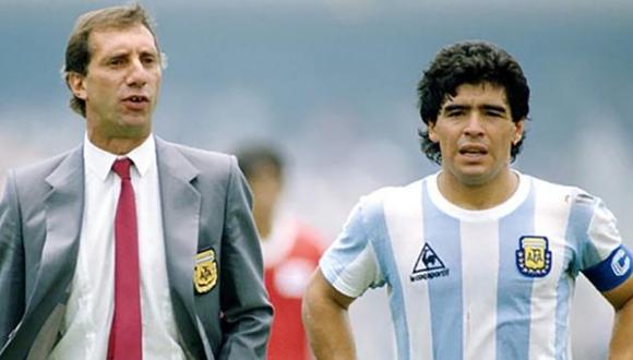 Carlos Bilardo se enteró de la muerte de Diego Maradona. (Foto: Archivo)