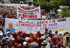 Seguidores de Nicolás Maduro se movilizan en rechazo a "sesgado" informe de Michelle Bachelet