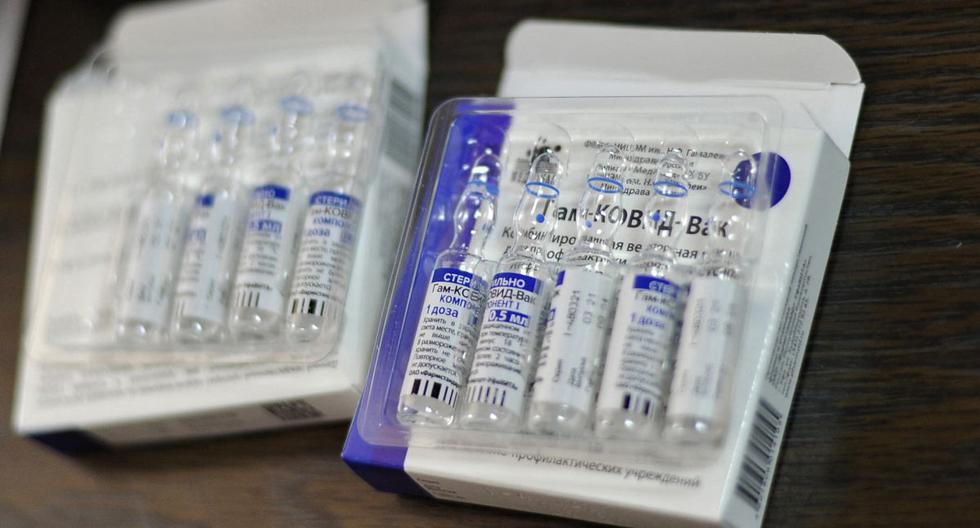 Fotografía de viales de la vacuna rusa Sputnik V contra el coronavirus. (Jorge BERNAL / AFP).