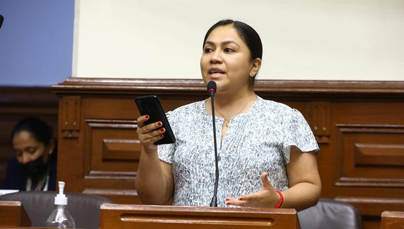 Heidy Juárez, congresista de Podemos Perú. (Foto: Congreso)