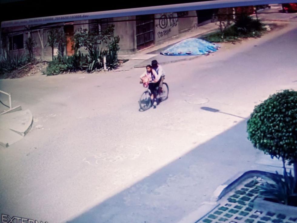 Sujeto en bicicleta captó a la menor en San Juan de Lurigancho.