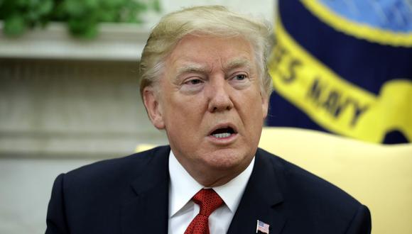 El presidente de EE.UU., Donald Trump, criticó la investigación a cargo de Robert Mueller sobre posibles nexos con Rusia (AP).