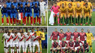 Conozca a cada uno de los países contra quienes jugará Perú en el Grupo C de Rusia 2018