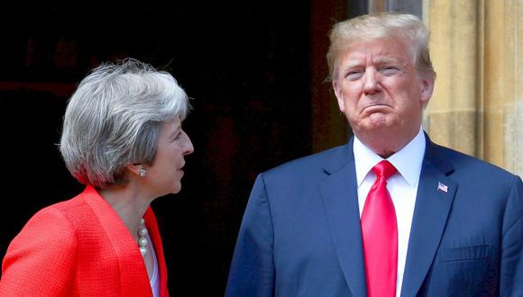 Donald Trump califica el manejo del Brexit por Theresa May como un "desastre". (Foto: Reuters)