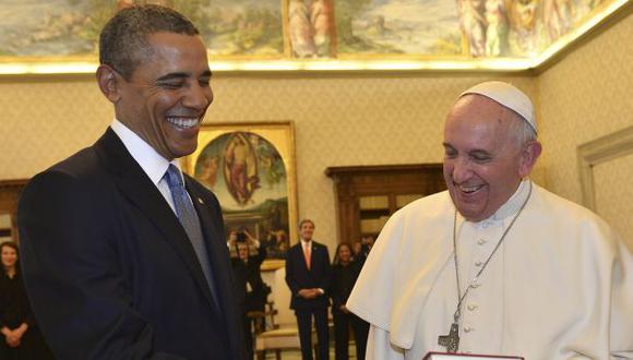 El papa Francisco y Barack Obama se reunieron hoy. (Reuters)