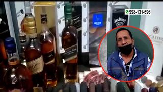 Capturan a “Jhonnie Walker de Chucuito”, vendedor de whisky adulterado en el Callao