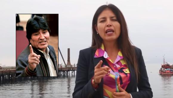 Alcaldesa de Antofagasta manda mensaje a Evo Morales emulando a rey de España: &quot;¿Por qué no te callas?&quot;. (Composición: YouTube)