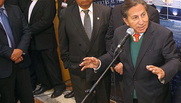 Alejandro Toledo sigue generando polémica en el Congreso. (Perú21)