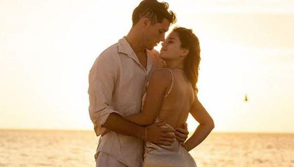 Patricio Parodi y Flavia Laos se lucen enamorados en Punta Cana. (Instagram)