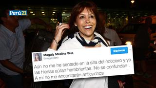Magaly Medina: "A mí no me encontrarán anticuchos"
