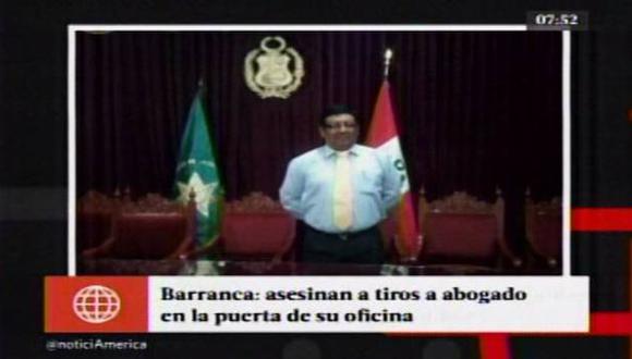 Barranca: Sicarios asesinan a un abogado de cuatro balazos. (América)