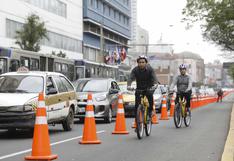 Cercado de Lima: este miércoles implementarán carril exclusivo para ciclistas en corredor Tacna-Garcilaso de la Vega