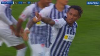 Alianza Lima vs. Ayacucho: Arroé controló, definió y puso el 2-0 en Matute [VIDEO]