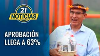 Aprobación de Martín Vizcarra llega a 63%