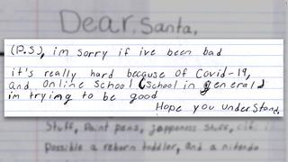 Una cura para el coronavirus, el conmovedor pedido de los niños en sus cartas a Papa Noel