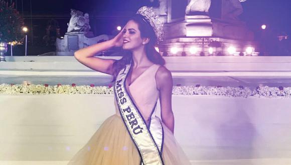 Valeria Piazza dejará pronto de representar al país como Miss Perú. (Instagram de Valeria Piazza)