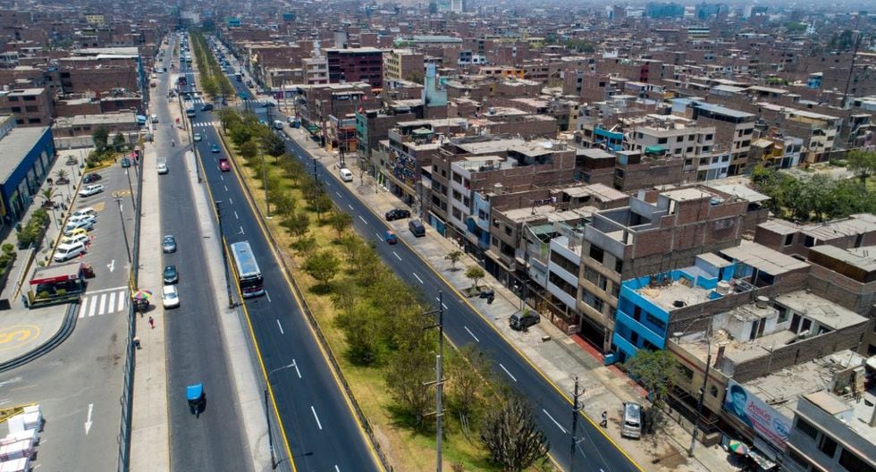 San Juan de Lurigancho: Culminan obras en 11 kilómetros de la avenida Canto Grande - Diario Perú21