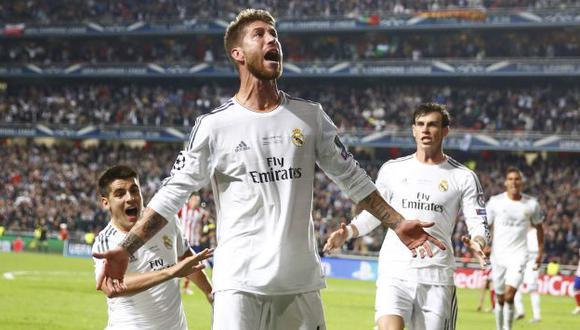 Sergio Ramos le puso su sello a la décima Champions League del Real Madrid. (Reuters)
