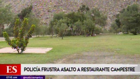 Restaurante campestre está ubicado en el centro poblado Sol y Campo, en la provincia de Hurochirí. (Foto: América Noticias)