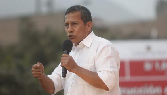 Ollanta Humala evitó hablar sobre el libro de Omar Chehade. (Perú219