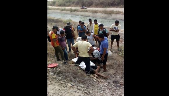 Arequipa: Taxista y pasajero mueren al despistarse y caer en canal de regadío en el distrito de Uraca - Corire (Foto: archivo GEC)