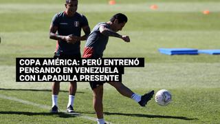 Perú entrenó en el Centro del club Brasiliense con Lapadula presente