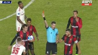 Melgar vs. Inter: Alexandre Alemao recibió tarjeta roja y el cuadro brasileño se quedó con diez jugadores 