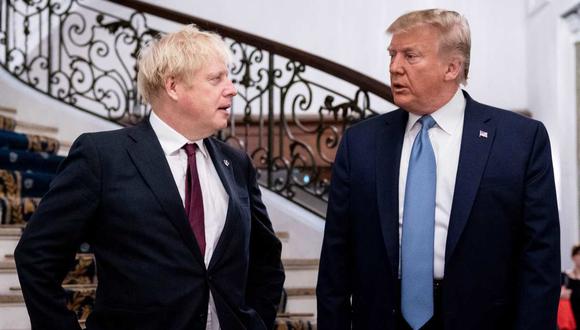 Donald Trump ha afirmado en el pasado que Boris Johnson "es el hombre adecuado" para llevar a cabo la salida del Reino Unido de la UE. (Foto: AFP)