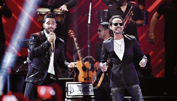 Marc Anthony y Maluma cantarán ‘Felices los 4’ en Lima. (USI)