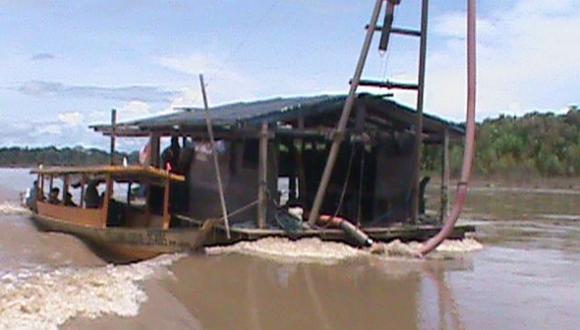 Río Sarmiento en peligro por minería informal. (USI)