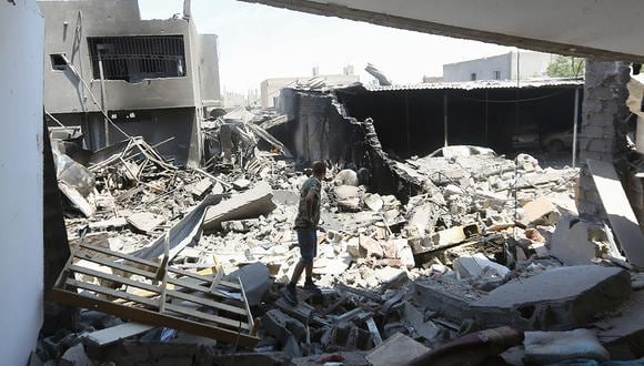 Ataque aéreo dejó 42 muertos en ciudad al sur de Libia. (Foto referencial: AFP/archivo)
