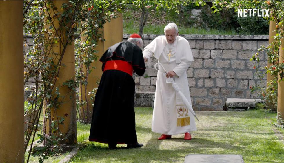 Netflix lanza tráiler y anuncia la fecha de estreno de "Los Dos Papas", la película sobre Francisco y Benedicto XVI. (Foto: Captura de video)
