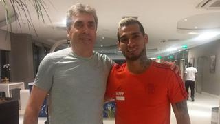 Miguel Trauco recibió la visita del preparador físico de la selección, Néstor Bonillo