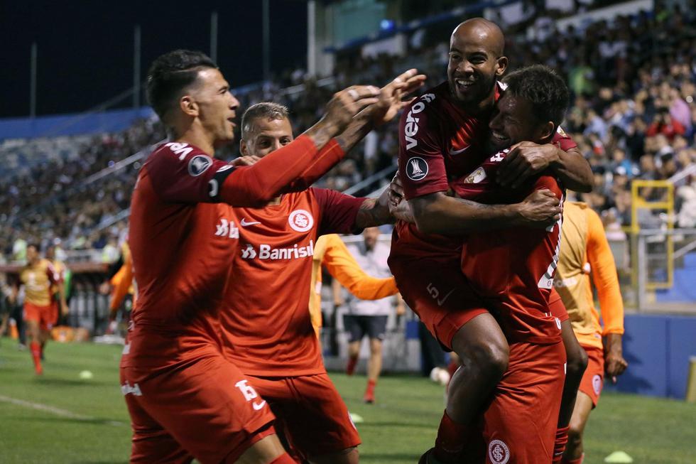 Internacional venció 1-0 en su visita al Palestino por la Copa Libertadores. (EFE)
