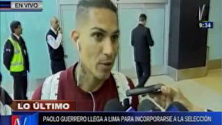 Paolo Guerrero: ‘Hay equipo como para sacar los dos partidos adelante’ [Video]