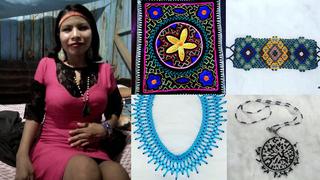 Brenda Ramírez, joven ucayalina con artritis juvenil emprende en la artesanía amazónica peruana