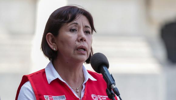 La ministra de la Mujer, Nancy Tolentino. (Foto: PCM)