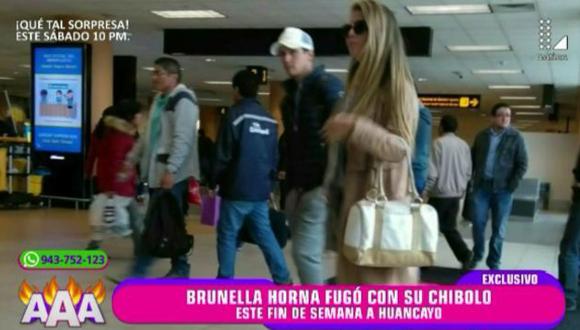 Brunella Horna pasea con nuevo amor. (Latina)