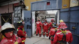 Cercado de Lima: bomberos hallaron el cuerpo de obrero sin vida