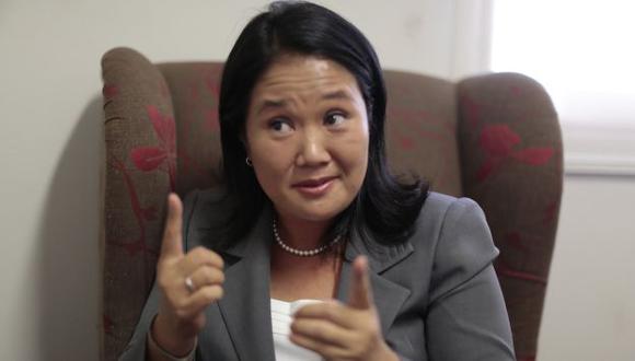 Keiko Fujimori dijo que su partido no presidirá Comisión contra primera dama. (USI)