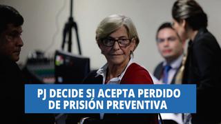 Poder Judicial decide si acepta el pedido de prisión preventiva para Susana Villarán
