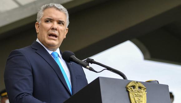 La vicepresidenta venezolana señaló que Iván Duque habría cometido delitos de lesa humanidad contra los migrantes venezolanos. (Foto: BARRETO / AFP)