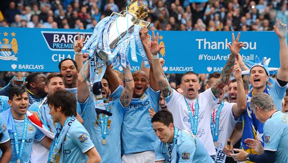 Manchester City ganó la Premier League 2014 sobre el Liverpool solo por dos puntos de diferencia. (Foto: AFP)
