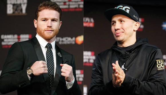 Canelo Álvarez y Gennady Golvkin pelearán este sábado en Las Vegas. (AP)