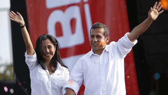 Ollanta Humala y Nadine Heredia niegan vinculaciones con Martín Belaunde Lossio. (Luis Gonzales)