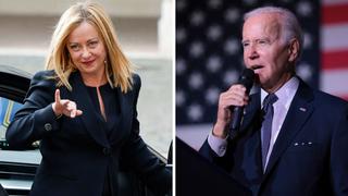 Joe Biden felicita a Georgia Meloni y le solicita “continuar con el apoyo a Ucrania” 